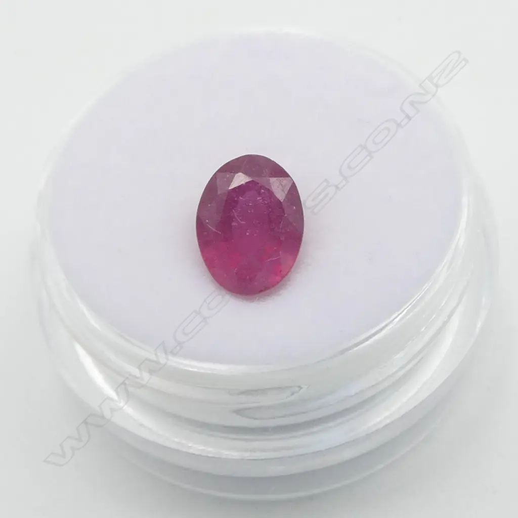 UNSET PINK SAPPHIRE, 2ct, stone enhanced  Image 1++