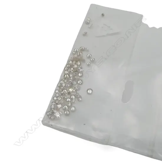 Bag of GOOD QUALITY SMALL LOOSE DIAMONDS approx 1.2cts. Ex. Manufacturing Jeweller