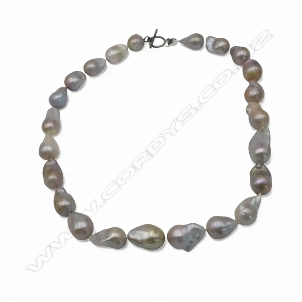 BAROQUE PEARL NECKLACE L.560mm Image 1++