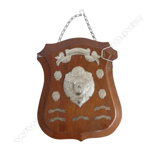 1960 DANCE 'TAYLOR SHIELD' probably silver plate: For 'WALTZ FOXTROT TANGO QUICKSTEP