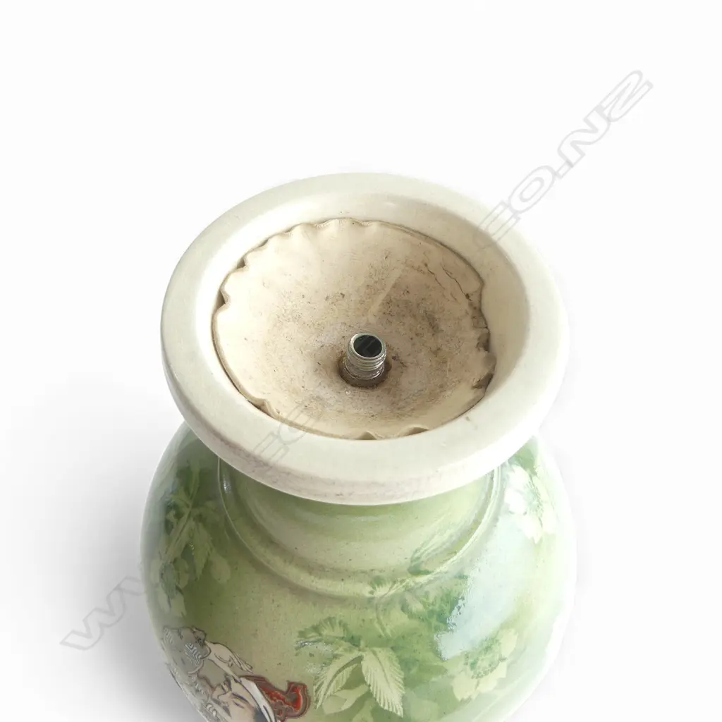 VINTAGE SATSUMA LAMP BASE H310MM Image 1++