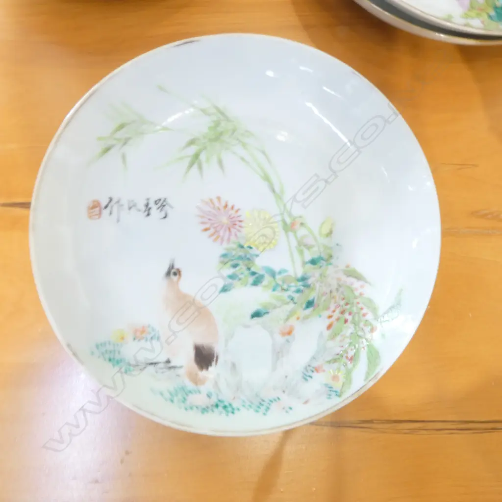 4 ORIENTAL PLATES Dia.170mm Image 1++