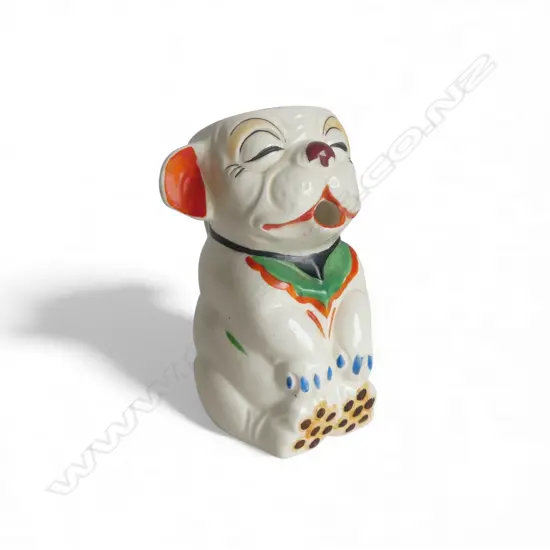 BONZO JUG ceramic with glazed highlights. Mouth as the spout. H.120mm