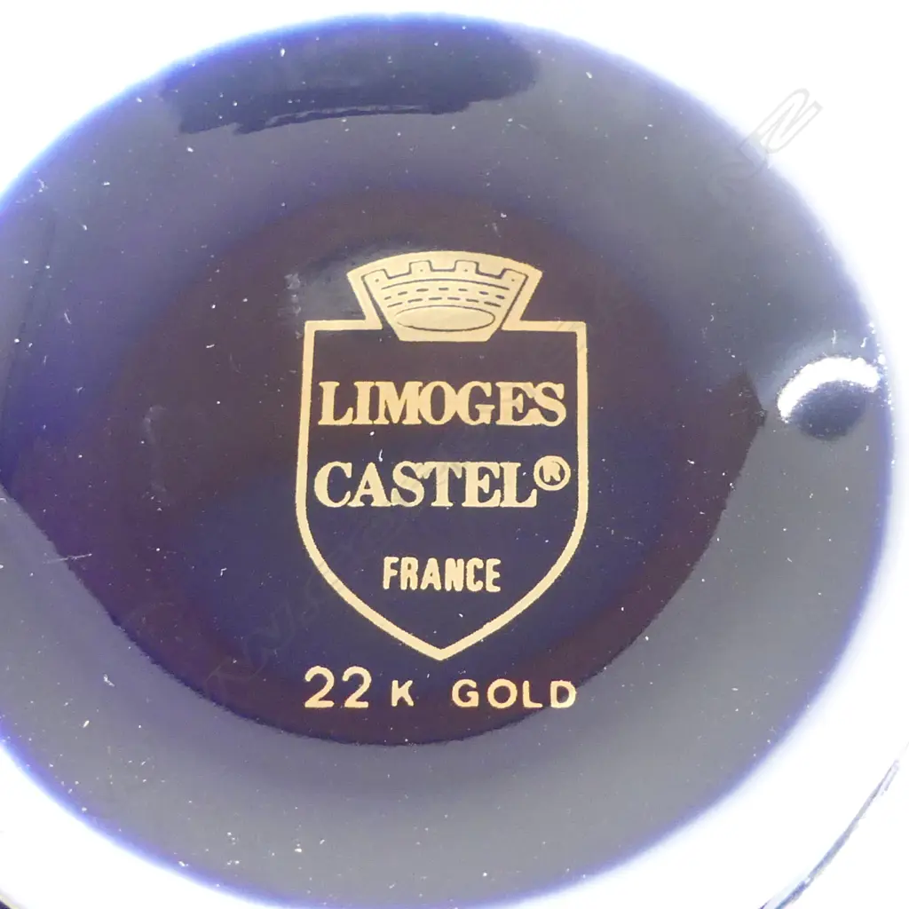 6 PCS ASST. FRENCH LIMOGES PORCELAIN, VARIOUS DESIGNS, H.280mm tallest Image 1++