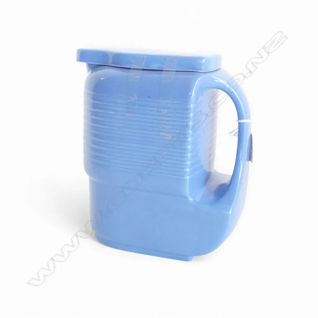 VINTAGE WESTINGHOUSE BLUE FRIDGE JUG CRACK TO LID H220MM Image 1++