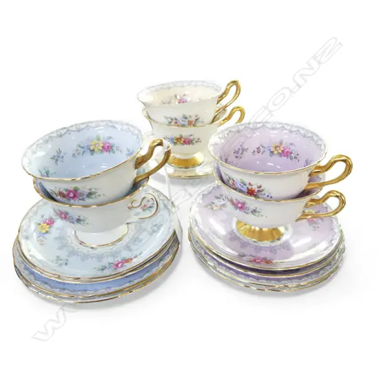 6 SHELLEY CHINA CSPS CROCHET PAT MIXED COLOURS