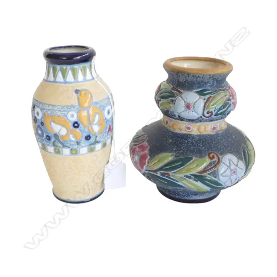2 AMPHORA VASES H170MM TALLEST