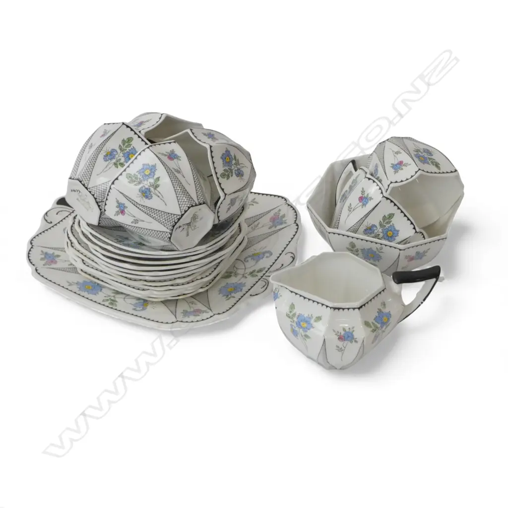 SHELLEY QUEEN ANNE PART TEA SERVICE Image 1++