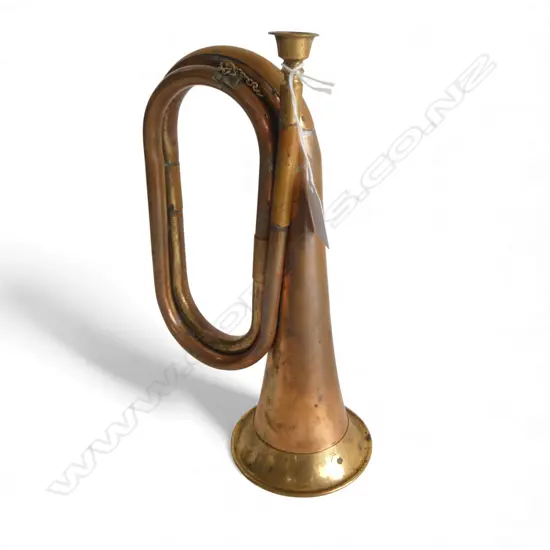 COPPER & BRASS VINTAGE BUGLE