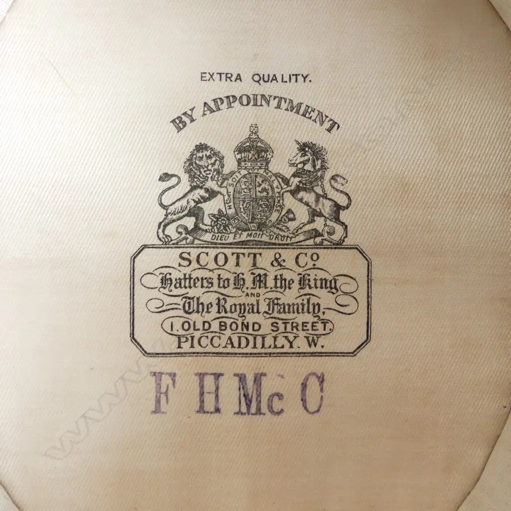 CROCODILE SKIN CASE L.160mm + SCOTT & Co. EXPANDING TOP HAT Image 1++