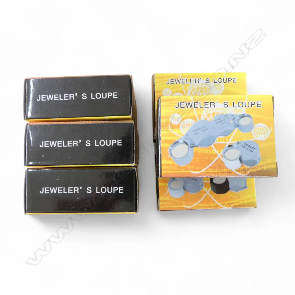 6 BOXED JEWELLERS EYE LOUPES TRIPLET Image 1++