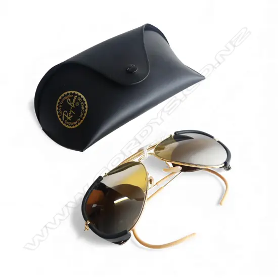 PR VINTAGE RAY BAN SUNGLASSES, CASED