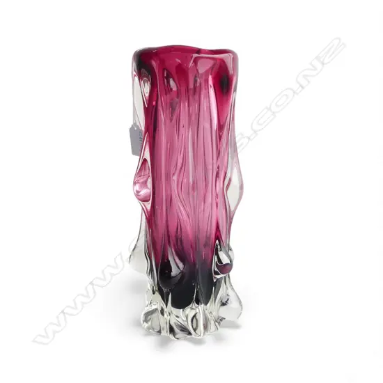 ART GLASS VASE H.305mm