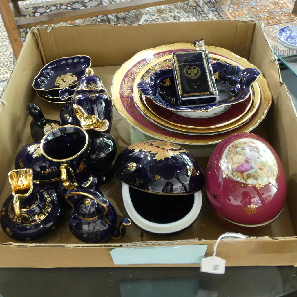 QUANTITY ASST. PCS FRENCH LIMOGES PORCELAIN WARE Image 1++