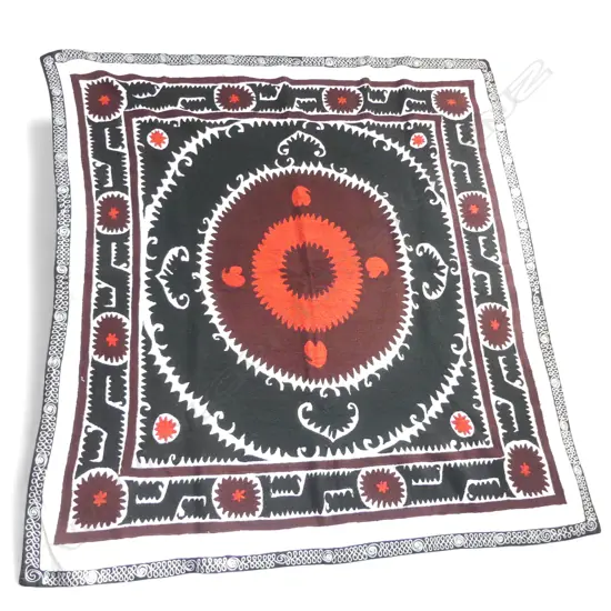 RARE UZBEK SUZANI 1380x1440mm (retail $1500 see long description for background)