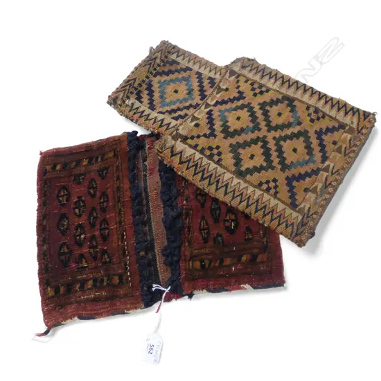 MINI SADDLEBAG 390x290mm, UZBEK KILIM SALT BAG H.430mm