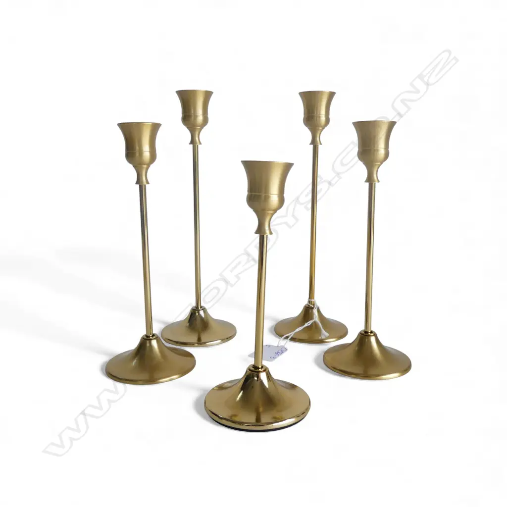 5 CANDLESTICKS (2 PRS + 1) H.220mm Image 1++