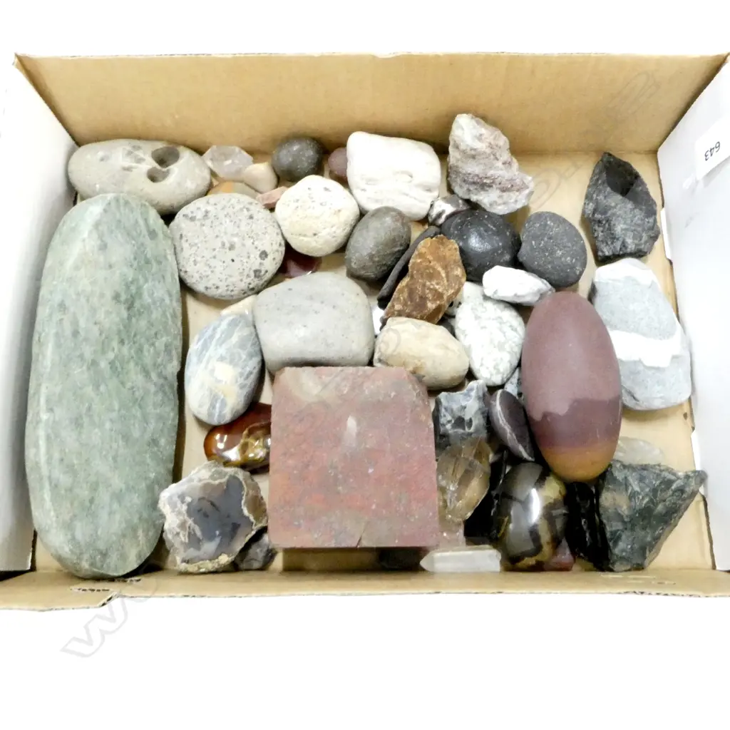 ROCK COLLECTION incl: LG JASPER BLOCK, CUT POUNAMU BOULDER, VENTIFACTS ETC Image 1++