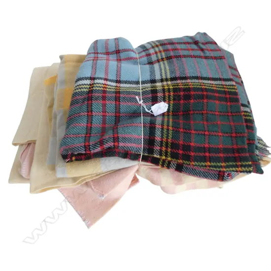 3 VINTAGE WOOLEN BLANKETS