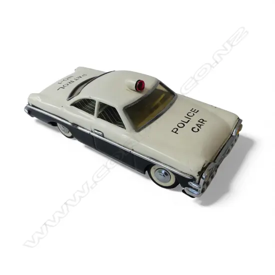 VINTAGE METAL POLICE CAR