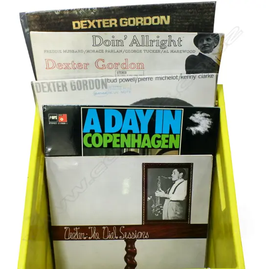 ASST. DEXTER GORDON JAZZ LPs  Provenance: Ex Collection Wellington Choy