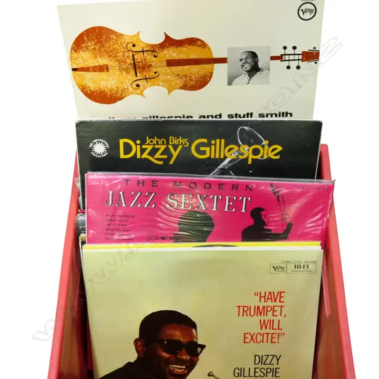ASST. VINTAGE JAZZ LPs DIZZY GILLESPIE, BENNY GIULSON, JIM GUIFFRE etc Provenance: Ex Collection Wellington Choy