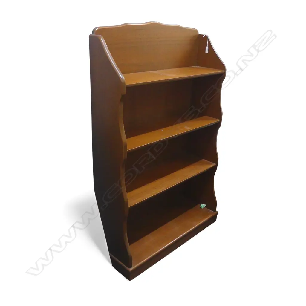 4 TIER MAHOGANY BOOKCASE 850x250x1335mm Image 1++