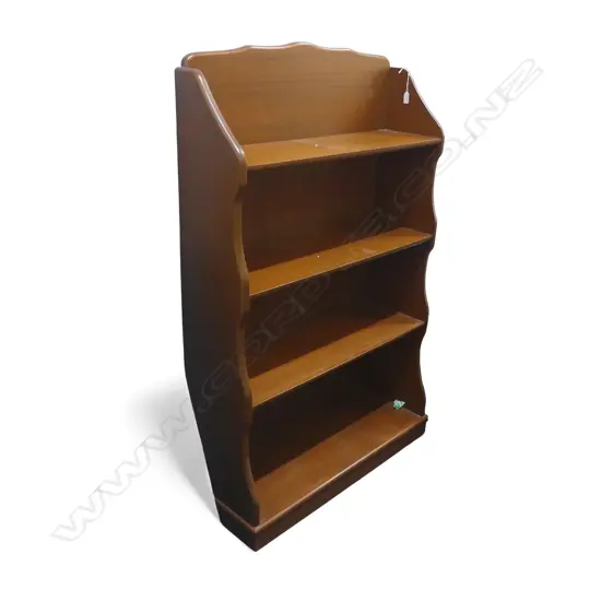 4 TIER MAHOGANY BOOKCASE 850x250x1335mm