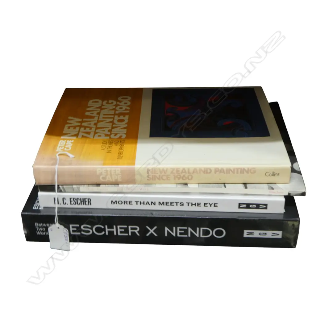 4 ART REFERENCE BOOKS; 3 MC ESCHER + NEW ZEALAND PAINTING SINCE 1960 by PETER CAPE Image 1++