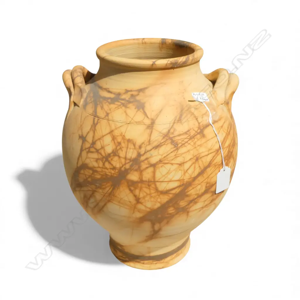 STUDIO POTTERY VASE BY PAUL HEMARA H330MM Image 1++