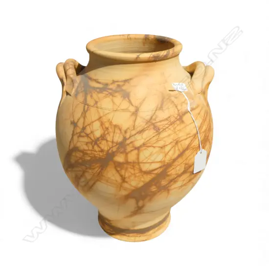 STUDIO POTTERY VASE BY PAUL HEMARA H330MM