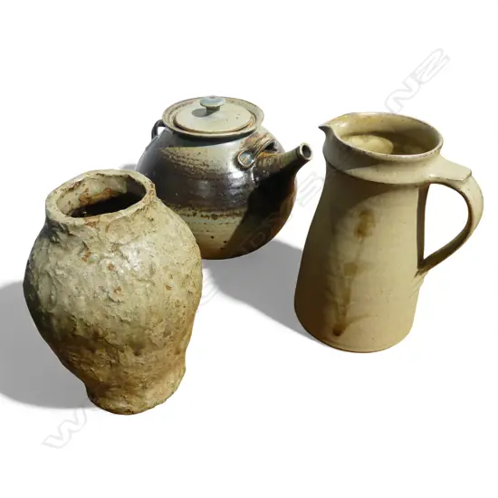 3 PCES POTTERY small faults