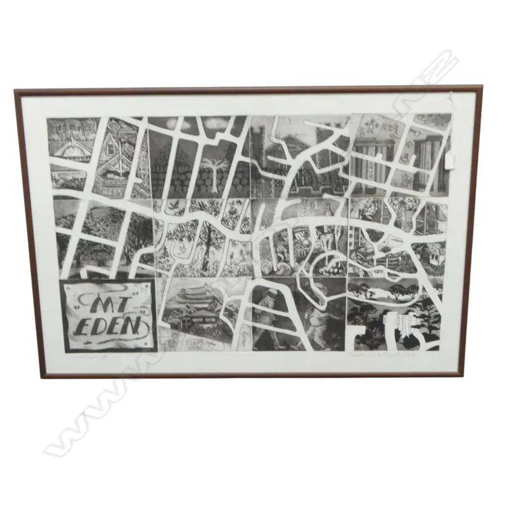 STABLES PRINT PROJECT 'EDENSCAPE' A/P 1998 580x870mm MT EDEN PRINTMAKER STUDIO COLLECTIVE Image 1++