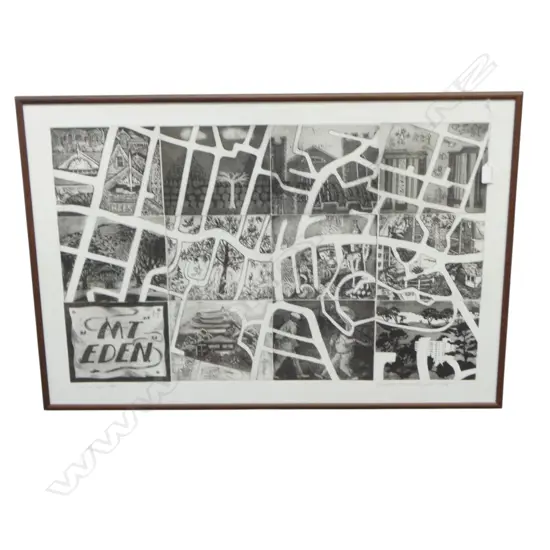 STABLES PRINT PROJECT 'EDENSCAPE' A/P 1998 580x870mm MT EDEN PRINTMAKER STUDIO COLLECTIVE