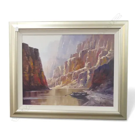 BRIAN BAXTER GRAND CANYON USA OIL ON BOARD 560 X 730mm