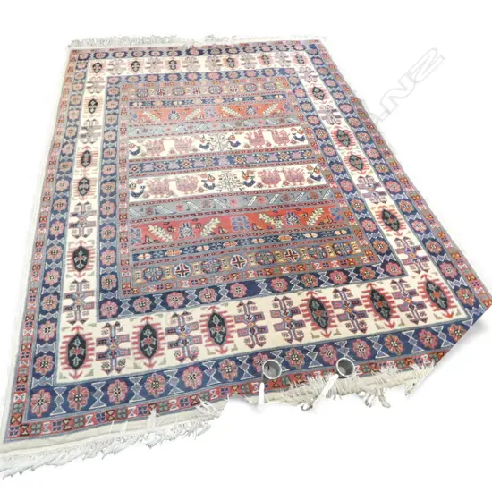 HAND KNOTTED WOOL PILE RUG 2350x1700mm