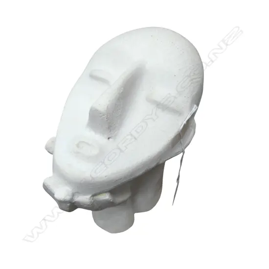 CARVED STONE BUST H.210mm