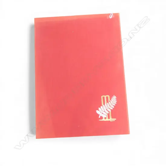 MEN IN WHITE - THE HISTORY OF NEW ZEALAND INTERNATIONAL CRICKET 1894-1985; Ed. 174/1200 in case