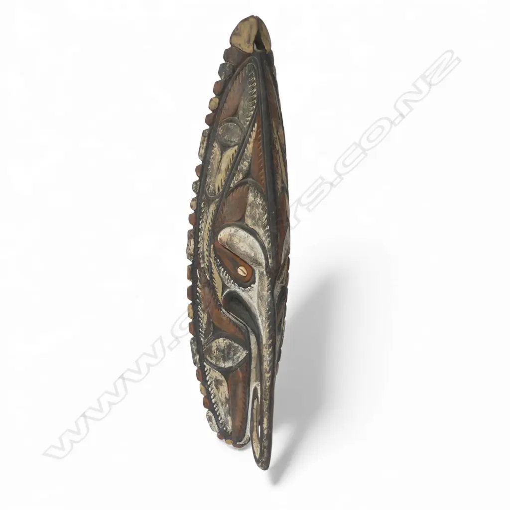 PNG CARVED WOODEN MASK H.820mm Image 1++