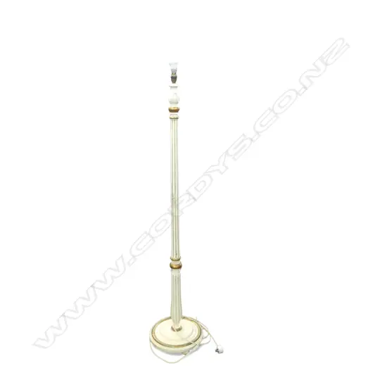CREAM & GOLD STANDARD LAMP H.160mm