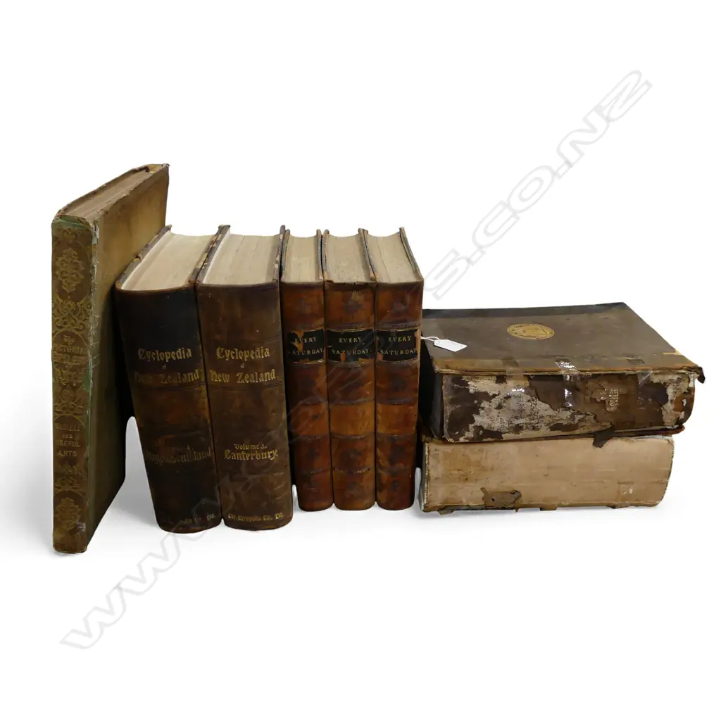 8 ASST. ANTIQUE BOOKS Image 1++