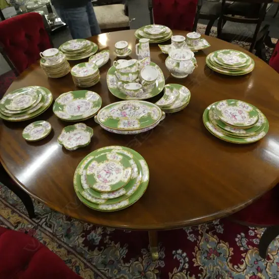LG MASONS PART DINNER SERVICE, 93 PCES APPROX INCL. 11 DINNER PLATES 265mm dia, 10 LUNCHEON ETC...