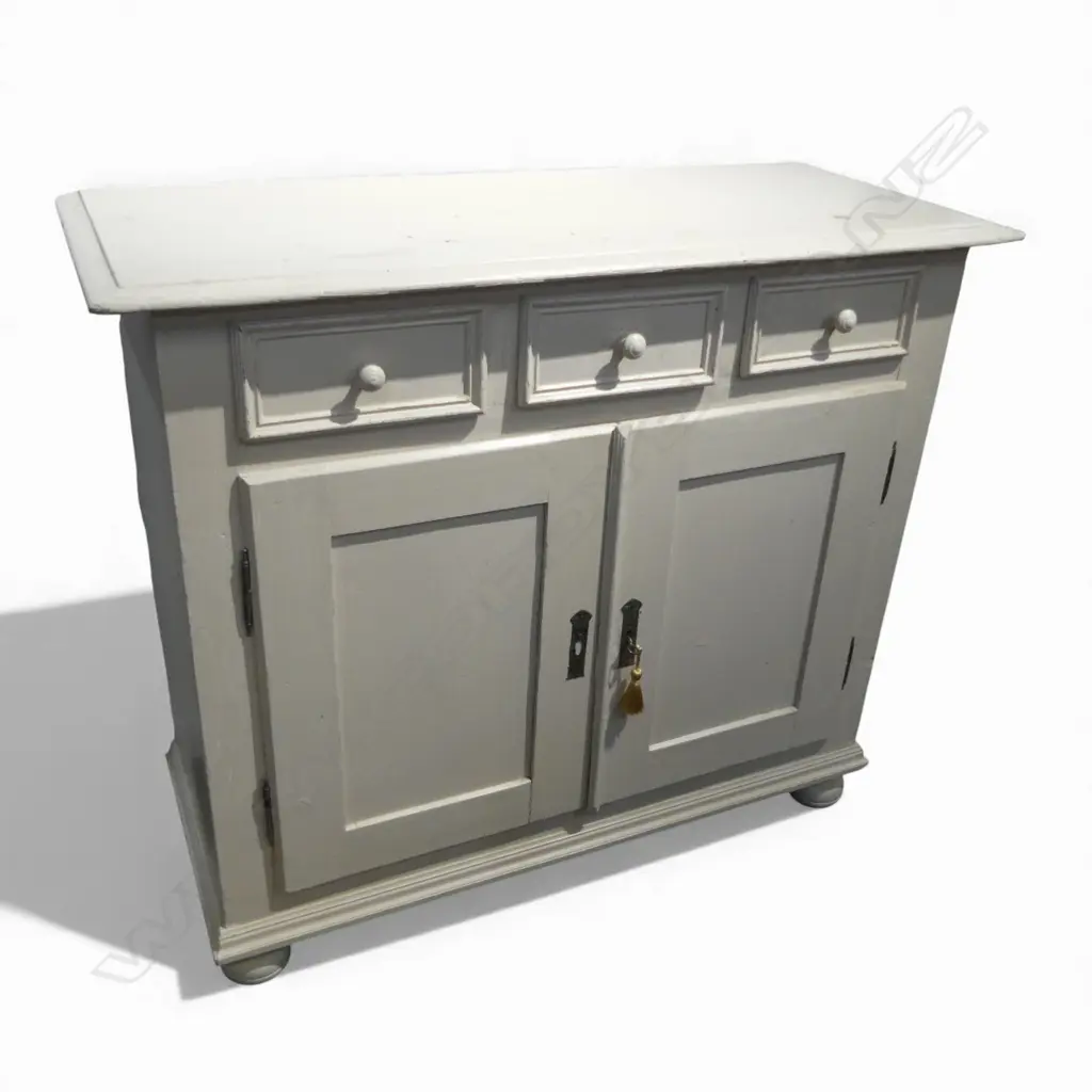 PAINTED WOODEN CABINET 1100x450x960mm Image 1++