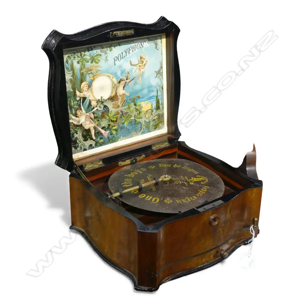 ANTIQUE POLYPHON W.270mm + RECORDS (WORKING) Image 1++