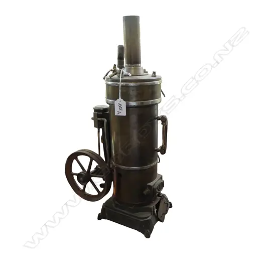 ANTIQUE MODEL METHS BURNING STEAM ENGINE H500MM