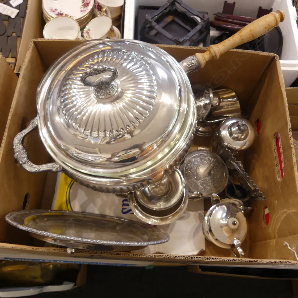ASST. SILVER PLATE Incl. FOOD WARMER Image 1++