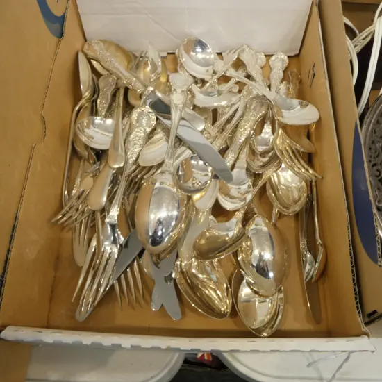 ASST. SILVER PLATE CUTLERY 