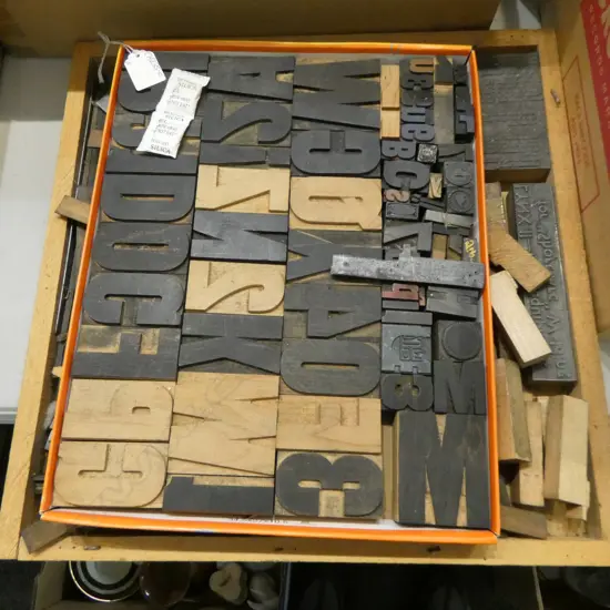 ASST. LETTERPRESS PRINTINGS BLOCKS 