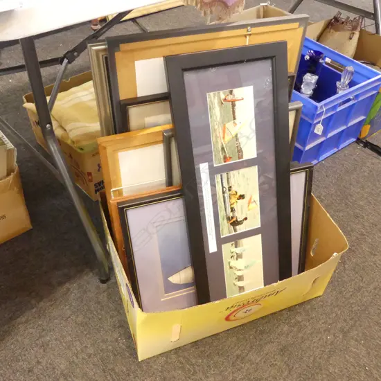 COLLECTION OF FRAMED PHOTOGRAPHS OF MOSTLY AUCKLAND YACHTING