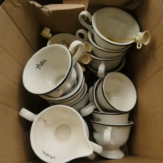 ASST. BAILEYS ADVERTISING CHINA & SPOONS 